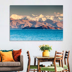 Karakul Lake at Golden Hour Wall Art