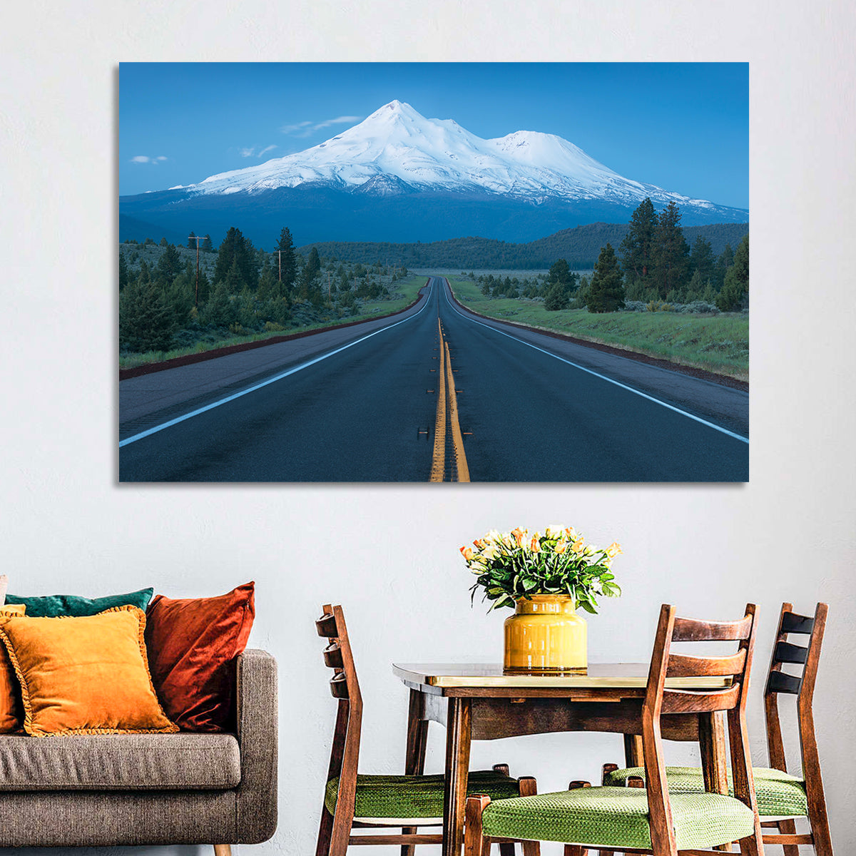 Road to Mount Shasta Wall Art