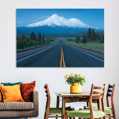 Mount Shasta Volcano Wall Art