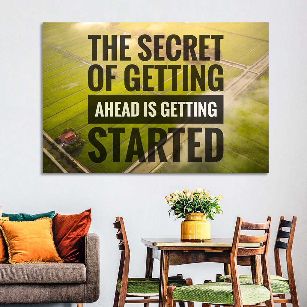 Getting Started Sunlit Farmland Wall Art
