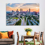 Downtown Atlanta Skyline Wall Art