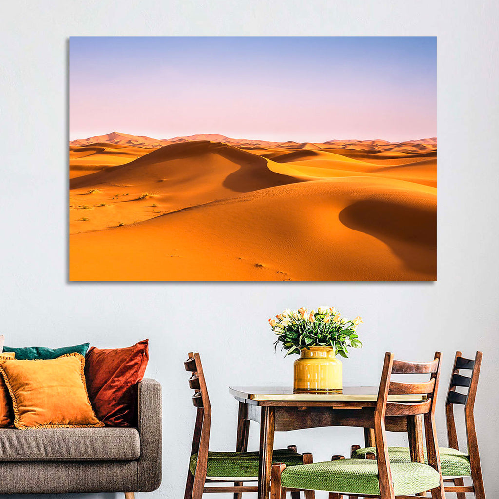 Golden Sahara Dunes Wall Art