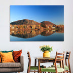 Mont Saint-hilaire Autumn Reflection Wall Art