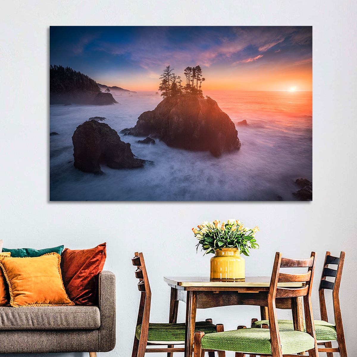 Secret Beach Sunset, Oregon Wall Art