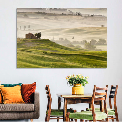 Foggy Tuscany Wall Art