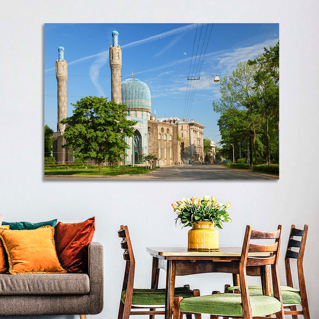 Saint Petersburg Mosque Blue Dome Wall Art