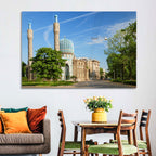 Saint Petersburg Mosque Blue Dome Wall Art