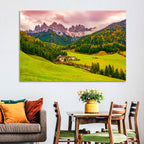 St Johann Church, Santa Maddalena Wall Art