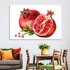 Fresh Pomegranate Watercolor Wall Art