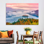 Misty Morning Over Lake Bled Wall Art