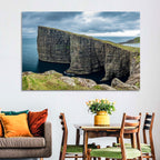 Trælanípa Cliff, Faroe Islands Wall Art