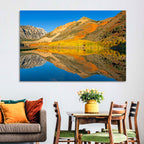 North Lake Autumn Reflection Wall Art