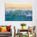 Calm Turquoise Beachscape Wall Art
