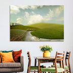 Winding Road Through Rolling Hills Wall Art