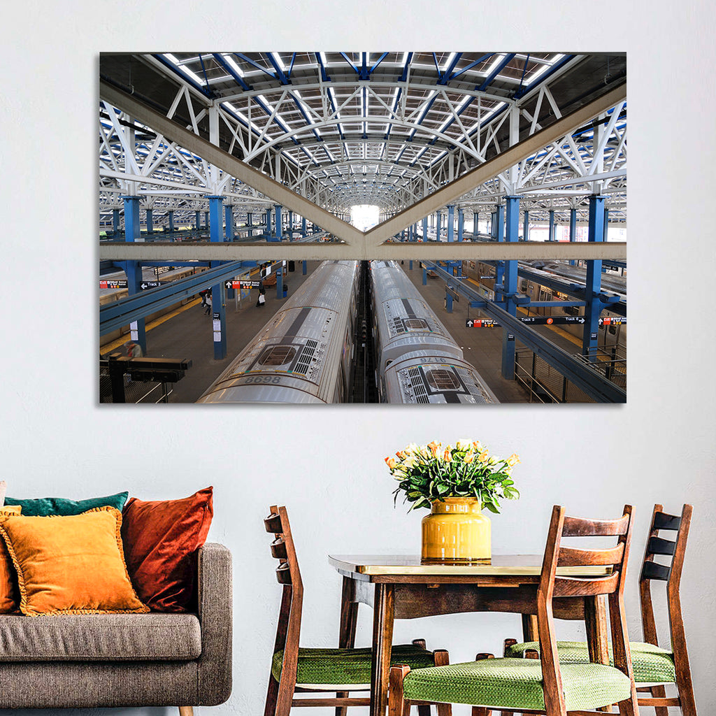 Stillwell Avenue Station Platform Perspective Wall Art