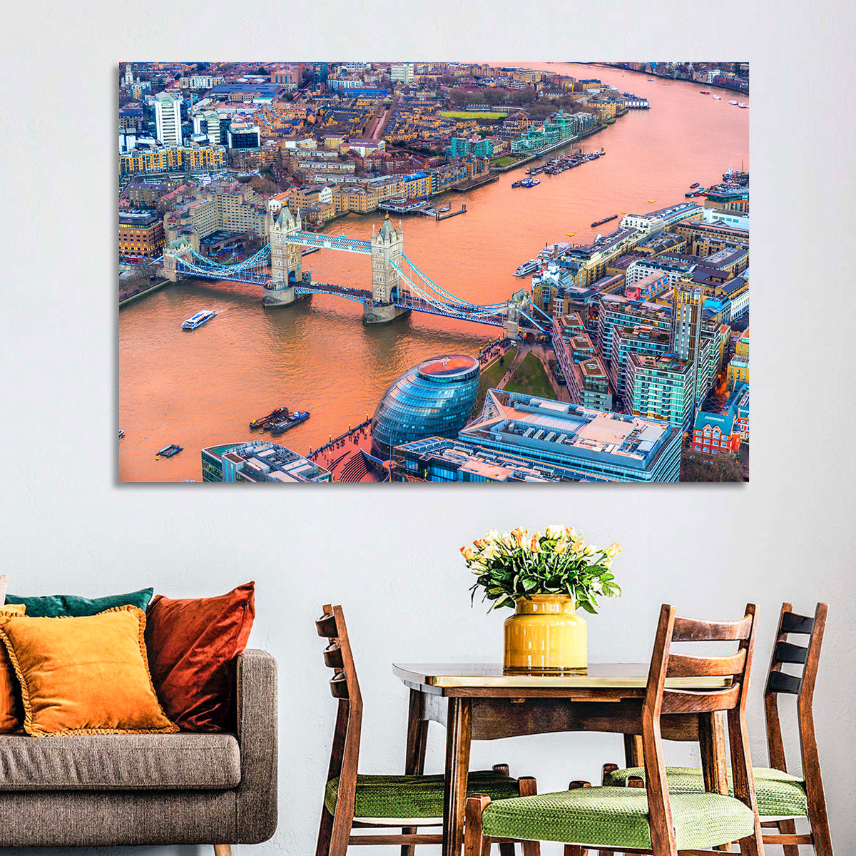 Tower Bridge Over the Thames Wall Art