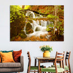 Plitvice Autumn Stream Wall Art