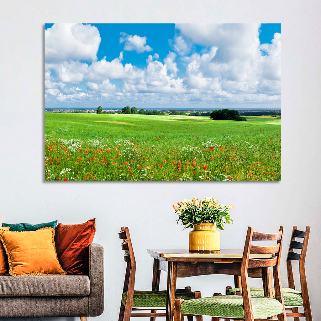 Summer Meadow with Poppies Wall Art