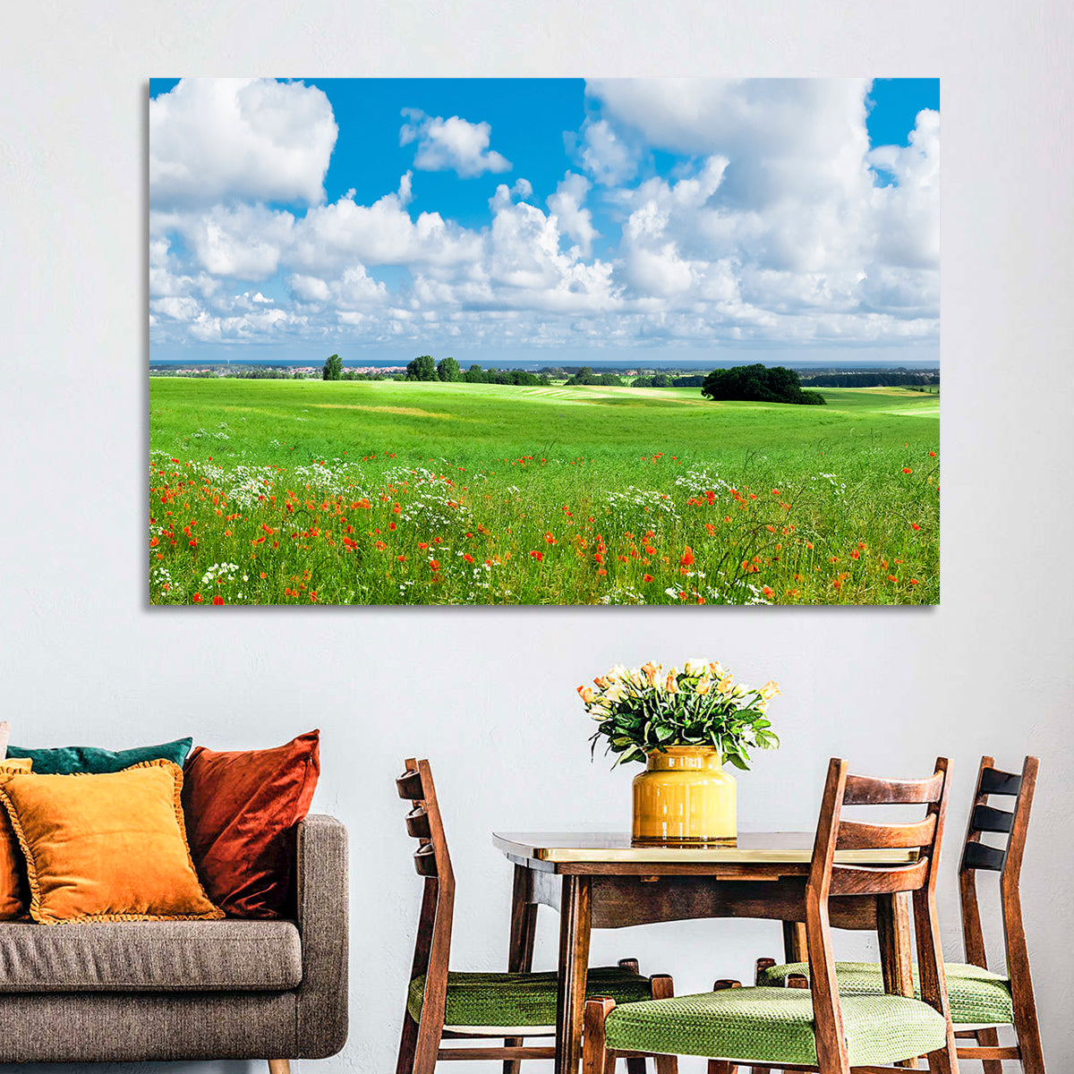 Summer Meadow with Poppies Wall Art