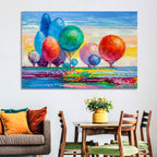 Autumn Trees at Sunset Wall Art