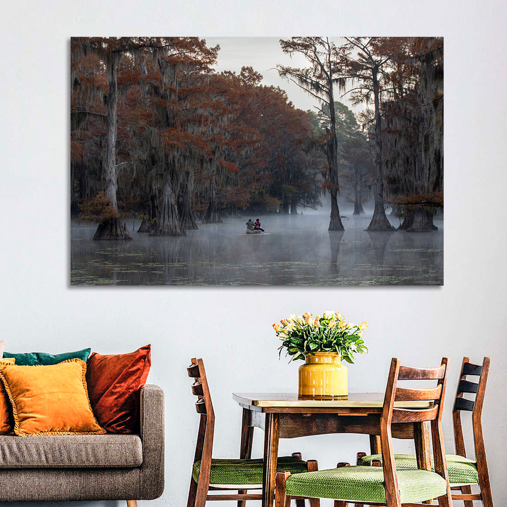 Caddo Lake Morning Mist Wall Art