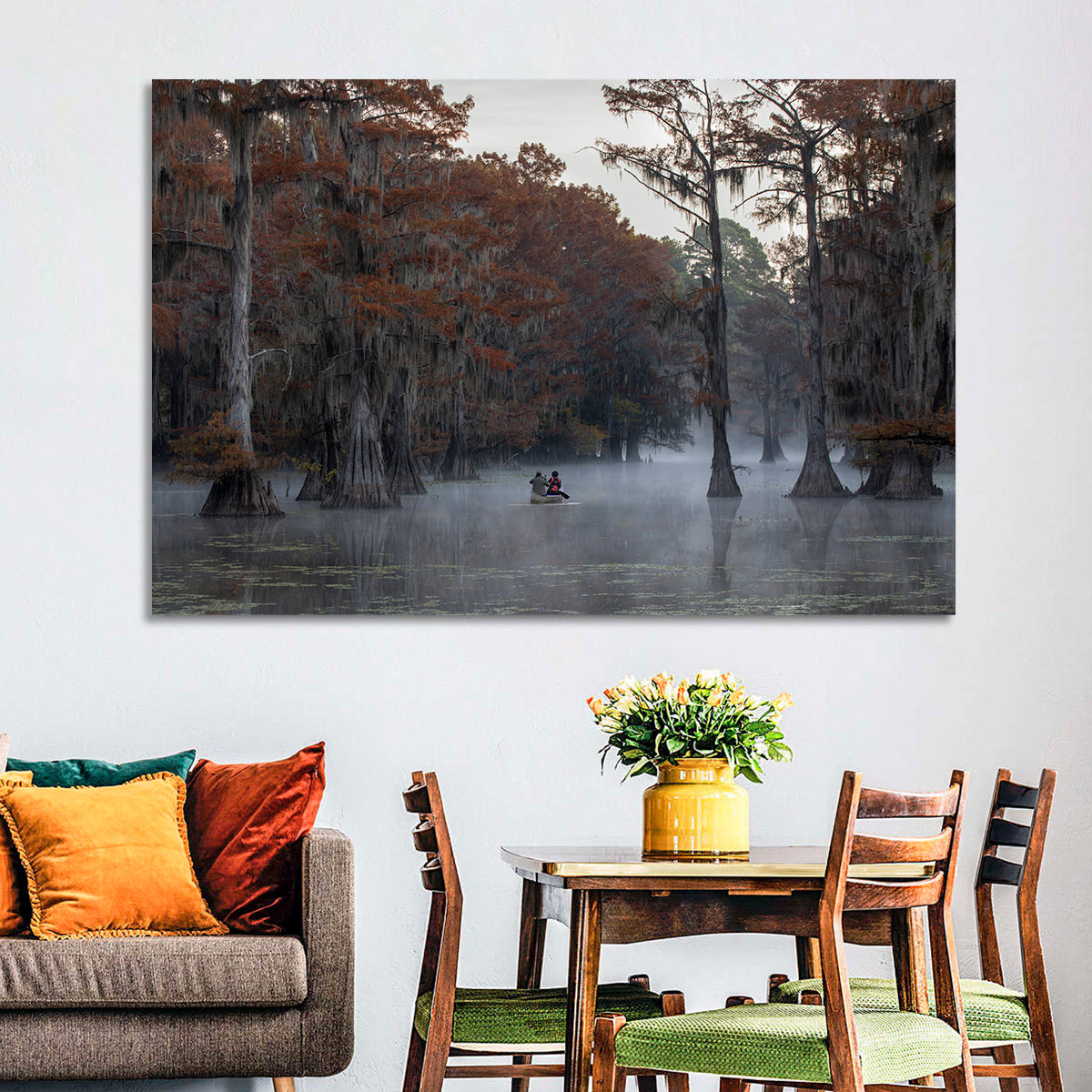 Caddo Lake Morning Mist Wall Art