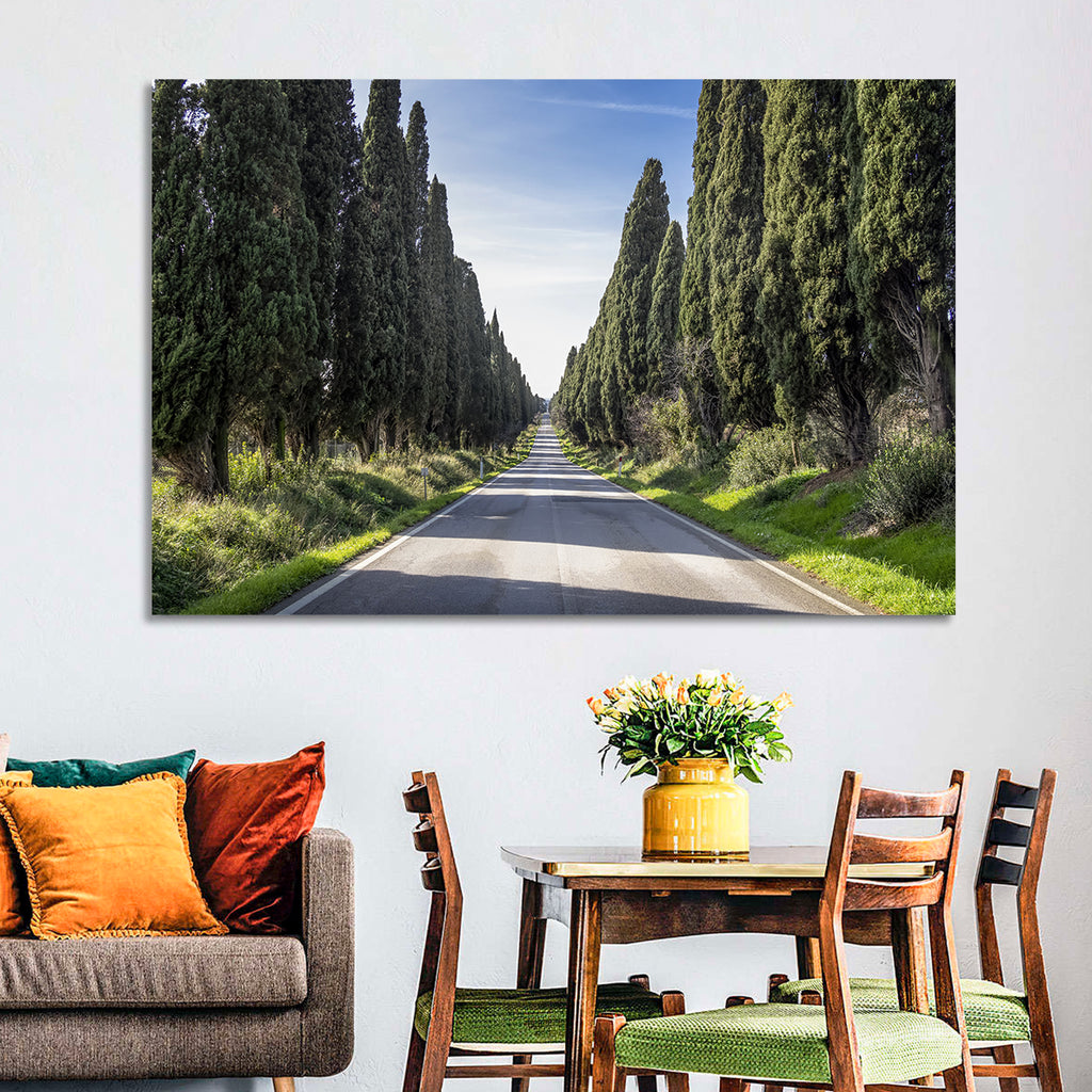Avenue of Cypress Trees Wall Art