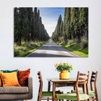 Avenue of Cypress Trees Wall Art
