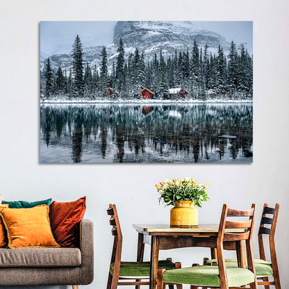 Lake O Hara Winter Wall Art