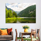 Maypole at Lake Toplitz Wall Art
