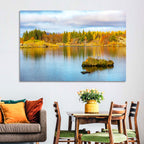 Autumn at Lake Myvatn Wall Art