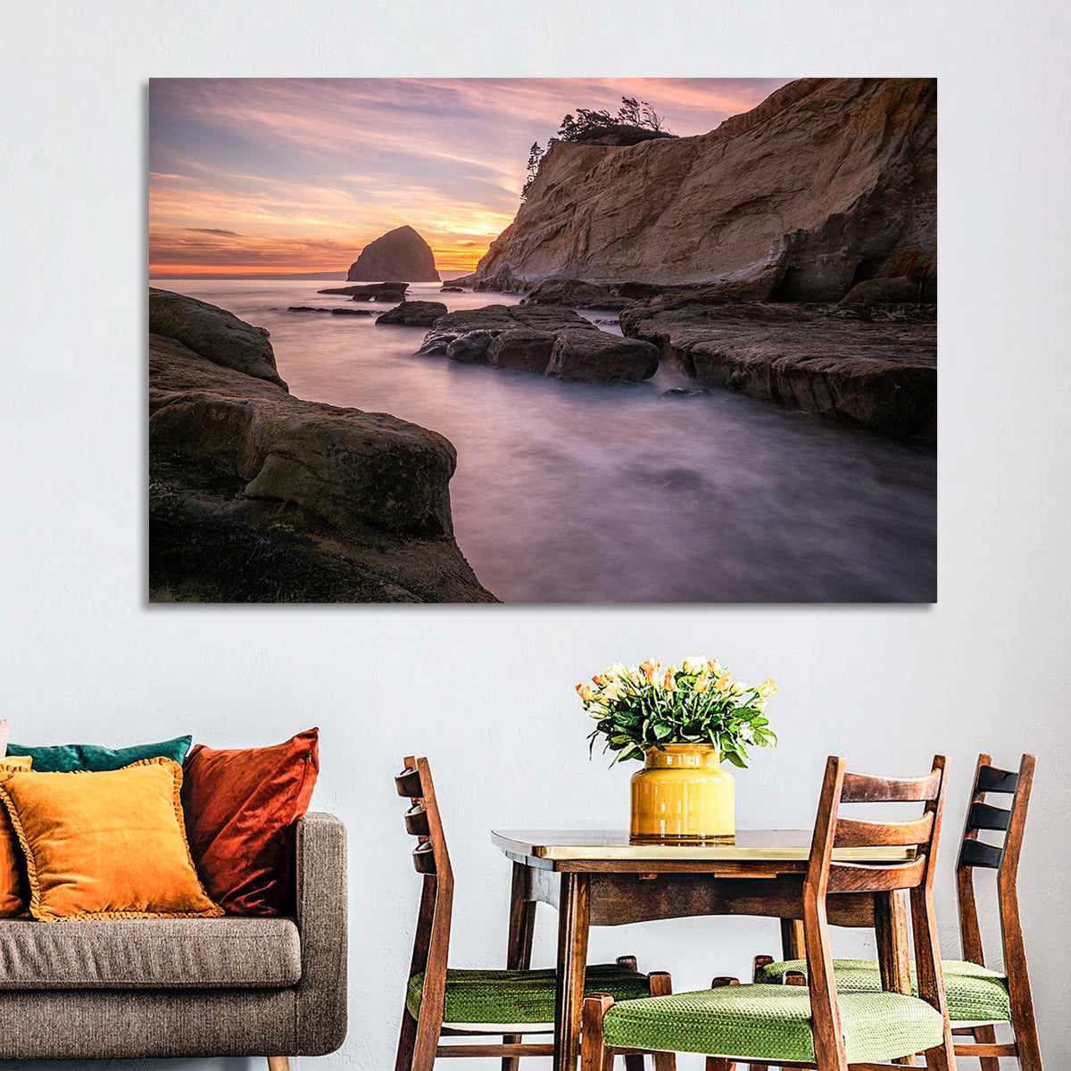 Haystack Rock at Cape Kiwanda Wall Art