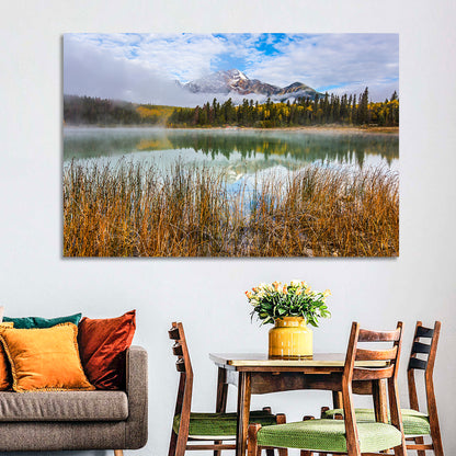 Pyramid Mountain from Patricia Lake Wall Art