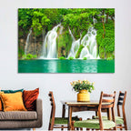 Plitvice Lakes Cascades Wall Art