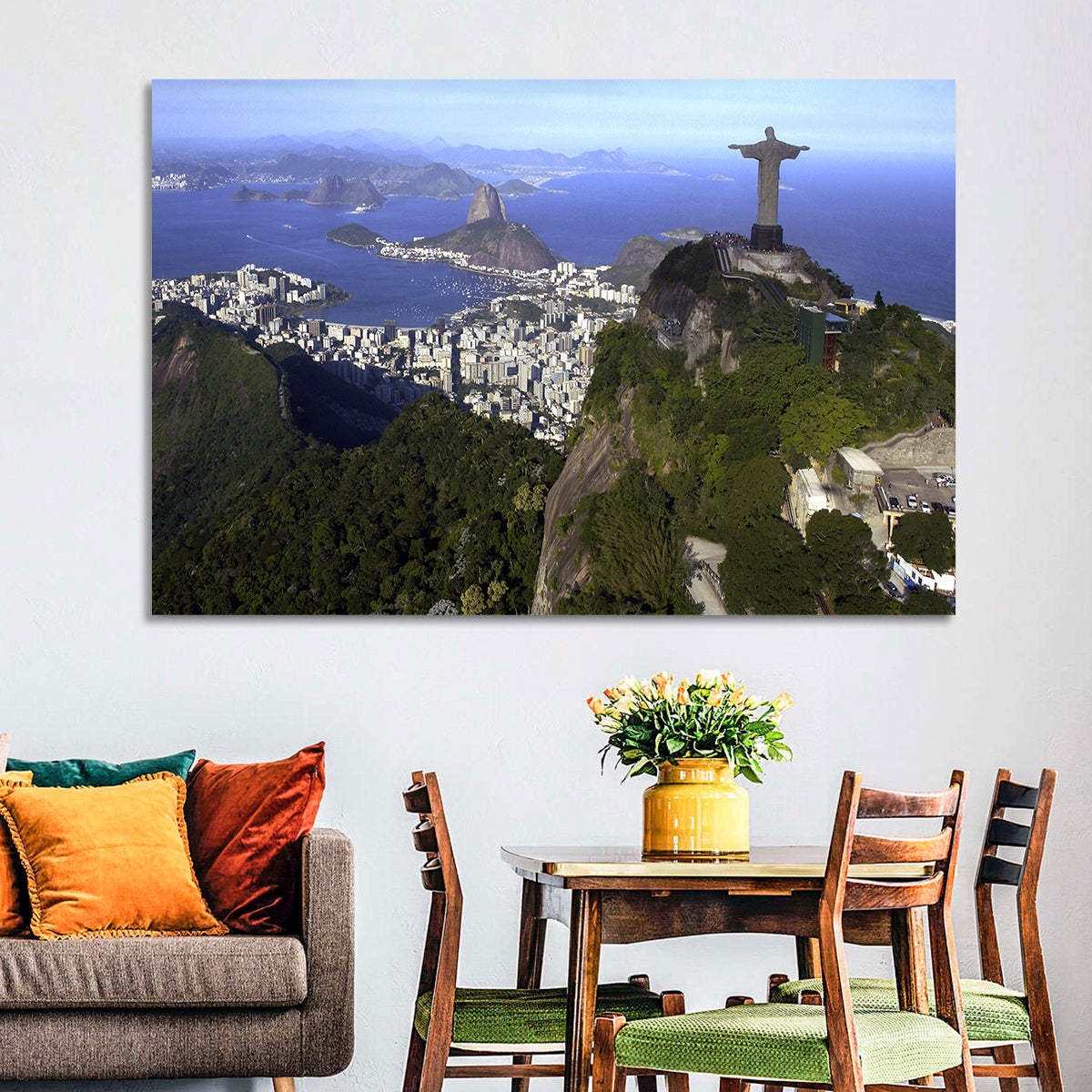 Christ the Redeemer Over Rio De Janeiro Wall Art