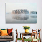 Misty Karelia Lake Wall Art