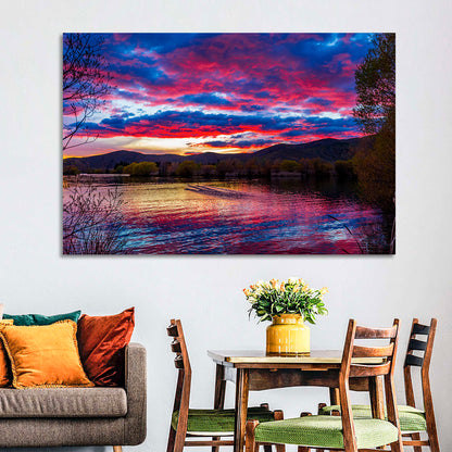Lake Wairepo Arm Sunrise Wall Art