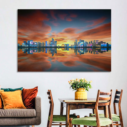 Hangzhou Skyline Wall Art