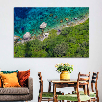 Capri Island Coast Wall Art