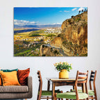 Constantine Cliffside at Golden Hour Wall Art