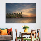 Vembanad Lake Sunset Wall Art