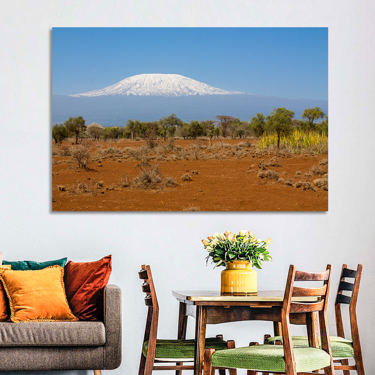 Mount Kilimanjaro Landscape Wall Art