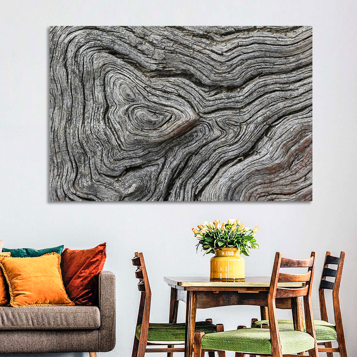 Tree Growth Rings Wall Art