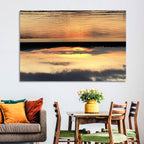 Lake Pleasant Golden Sunset Wall Art