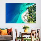 Cayo Levantado Aerial View Wall Art