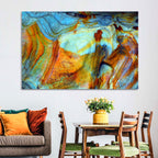Agate-inspired Rock Pattern Wall Art