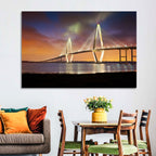 Arthur Ravenel Jr. Bridge at Dusk Wall Art