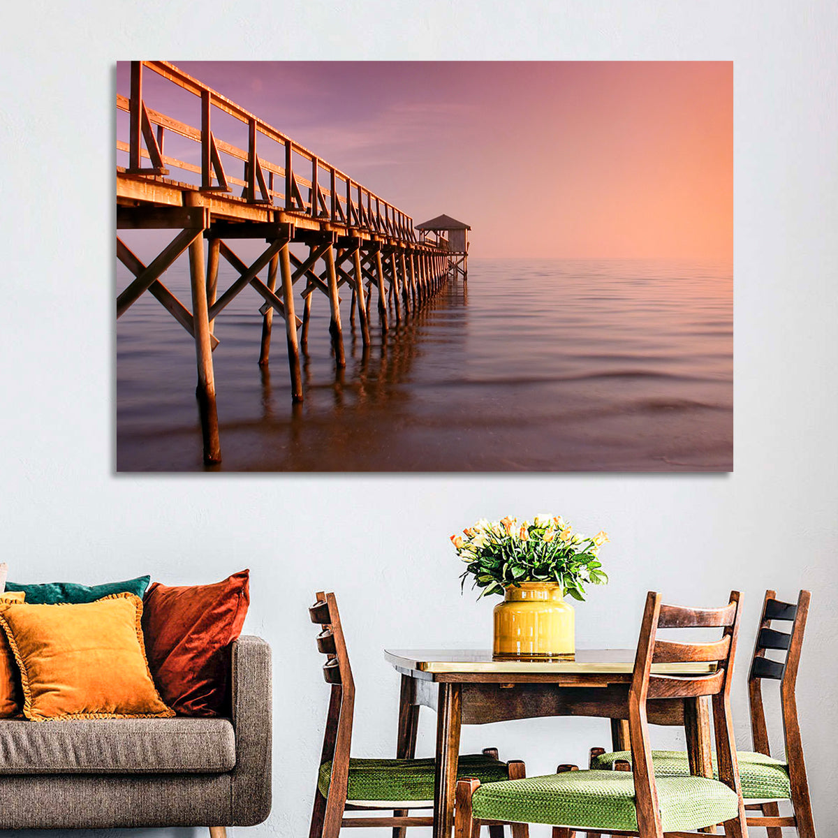 Gulf of Mexico Pier Wall Art