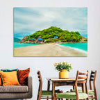 Koh Nang Yuan Sandbar Island Beach Wall Art