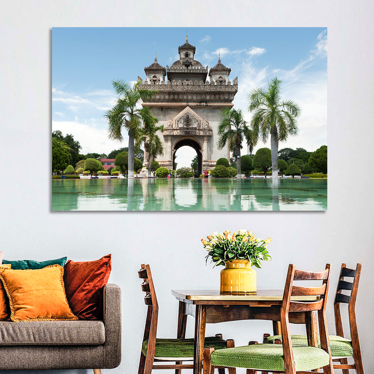 Patuxai Victory Gate Vientiane Wall Art